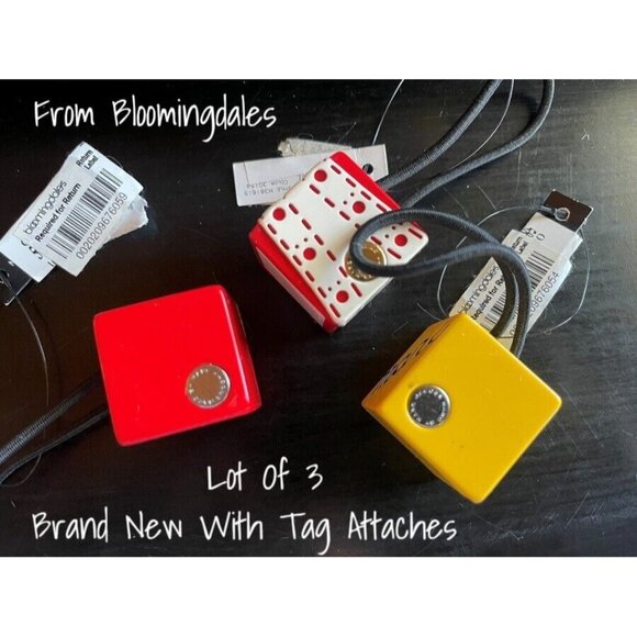 Marc By Marc Jacobs Hair Tie Pony-tail Holder Lot 3 Bloomingdales New with Tag - Picture 3 of 3